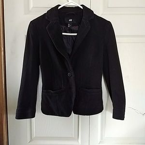 Women's Cropped Fitted Blazer Sz 6, H&M